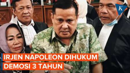 Irjen Napoleon Tak Dipecat Polri, Hanya Didemosi 3 Tahun Terkait Red Notice