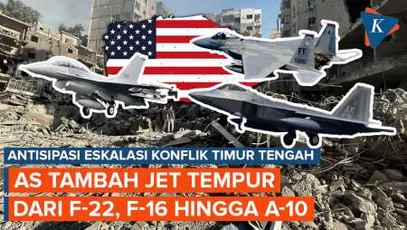 Amerika Serikat Tambah Jet Tempur Antisipasi Eskalasi Konflik di Timur Tengah