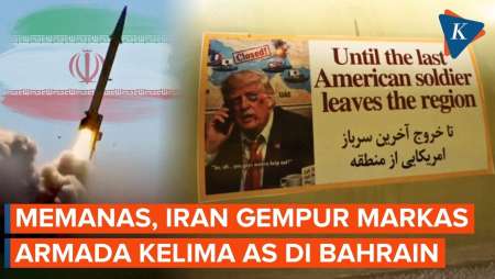 IRGC Gempur Markas Armada Kelima AS, Balas Serangan Di Pulau Qeshm