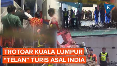 Misteri Trotoar di Kuala Lumpur Tiba-tiba 