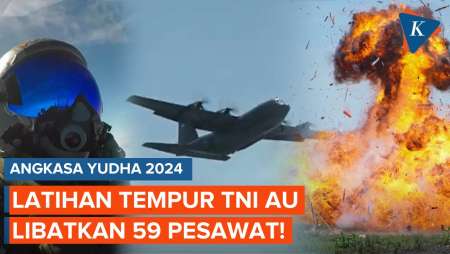 Momen TNI AU Gelar Latihan Tempur Angkasa Yudha 2024, Libatkan 59 Pesawat dan Ribuan Prajurit!