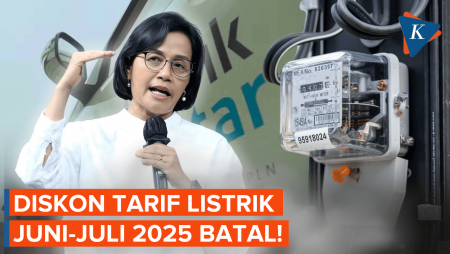 Diskon Tarif Listrik Juni-Juli 2025 Batal, Sri Mulyani Ungkap Alasannya