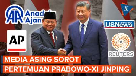 Sorotan Media Asing Saat Prabowo Temui Xi Jinping