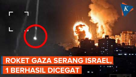 Militer Israel Ungkap Dapat Serangan Roket-roket dari Gaza Utara, 1 dari 3 Berhasil Dicegat
