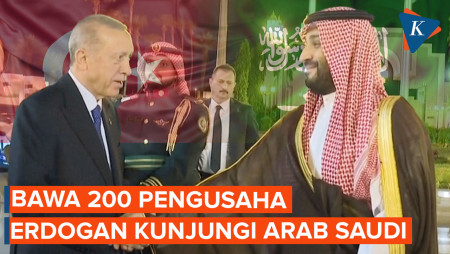 Erdogan Temui Putra Mahkota Saudi, Bawa 200 Pengusaha