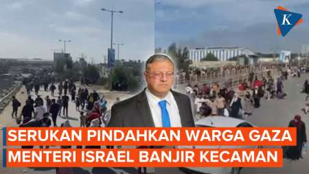 Menteri Israel banjir Kecaman Usai Serukan Warga Gaza Pindah ke Negara Lain