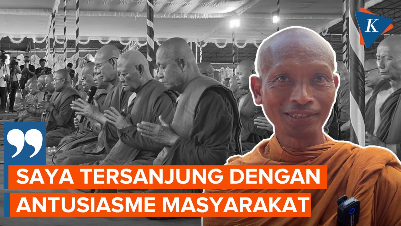 Kesan Biksu Thudong dari Thailand saat Lakukan Perjalanan ke Indonesia