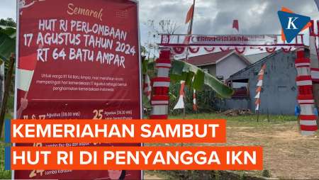 Kemeriahan Sambut HUT RI di Penyangga IKN