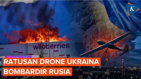 Ratusan Drone Ukraina Bombardir Rusia, 9 Orang Tewas Dan Puluhan Terluka