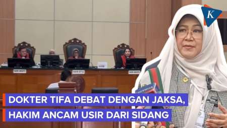 Dokter Tifa Debat Dengan Jaksa, Hakim: Kalau Mau Bertengkar Di Luar!