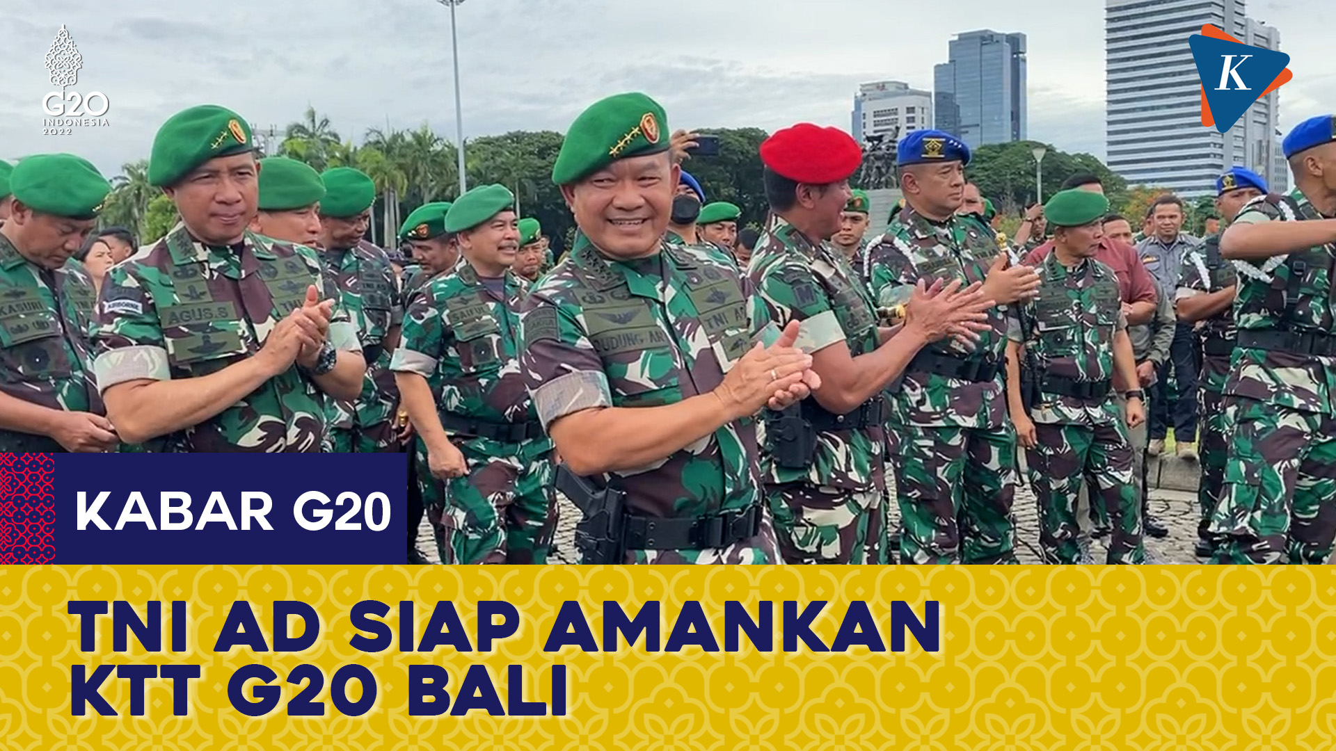 KSAD Dudung Pastikan TNI AD Siap Amankan KTT G20 Bali