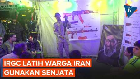 Iran Latih Warga Gunakan AK-47 Di Pinggir Jalan, Siap Balas Kematian Khamenei