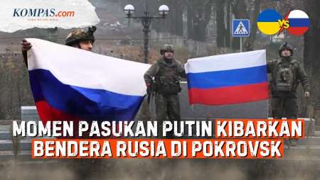 Detik-detik Bendera Rusia Berkibar Di Pokrovsk Ukraina