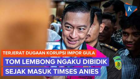 Terjerat Kasus Korupsi, Tom Lembong Mengaku Dibidik Kejagung sejak Jadi Timses Anies