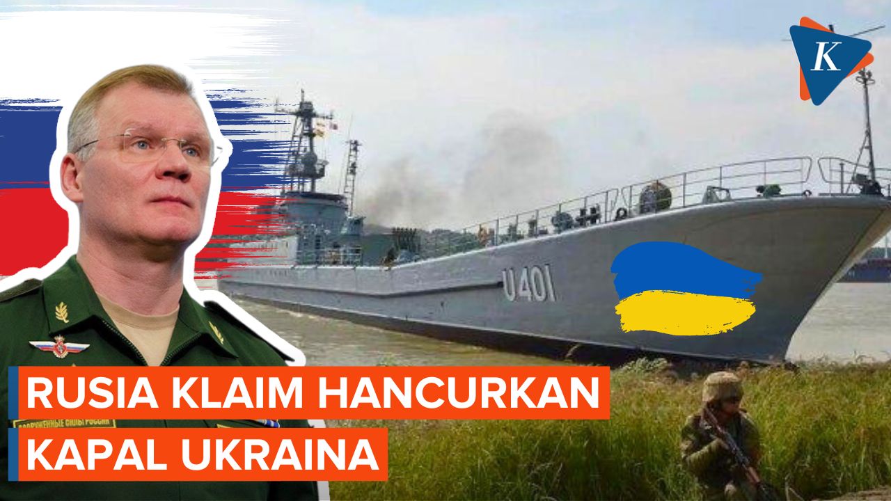 Rusia Klaim Hancurkan Kapal Angkatan Laut Ukraina di Pelabuhan Odesa