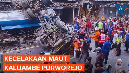 Kondisi Kecelakaan Maut Kalijambe Purworejo, Sejumlah Orang Terjepit