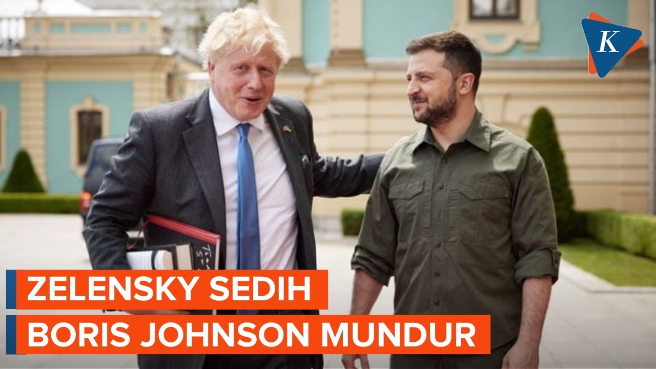 Zelensky Ungkap Kesedihannya atas Pengunduran Diri PM Inggris Boris Johnson