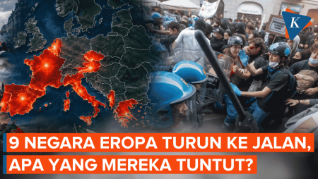 9 Negara Di Eropa Dilanda Demo, Apa Saja Tuntutannya?