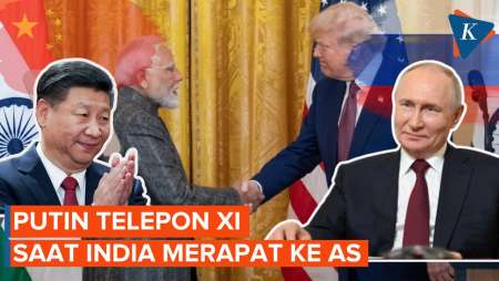 Putin Telepon Xi Usai India Teken Perjanjian Dagang Dengan AS