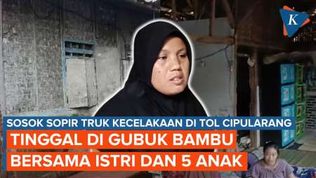 Potret Rumah Gubuk Sopir Truk yang Terlibat Kecelakaan Beruntun di Tol Cipularang