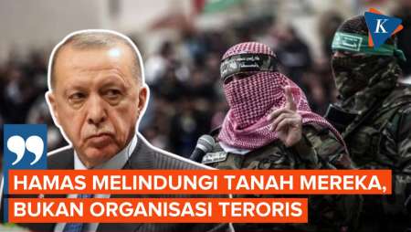 Erdogan Bela Hamas, Sebut Bukan Kelompok Teroris