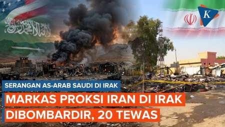 AS-Arab Saudi Bombardir Markas Proksi Iran Di Irak