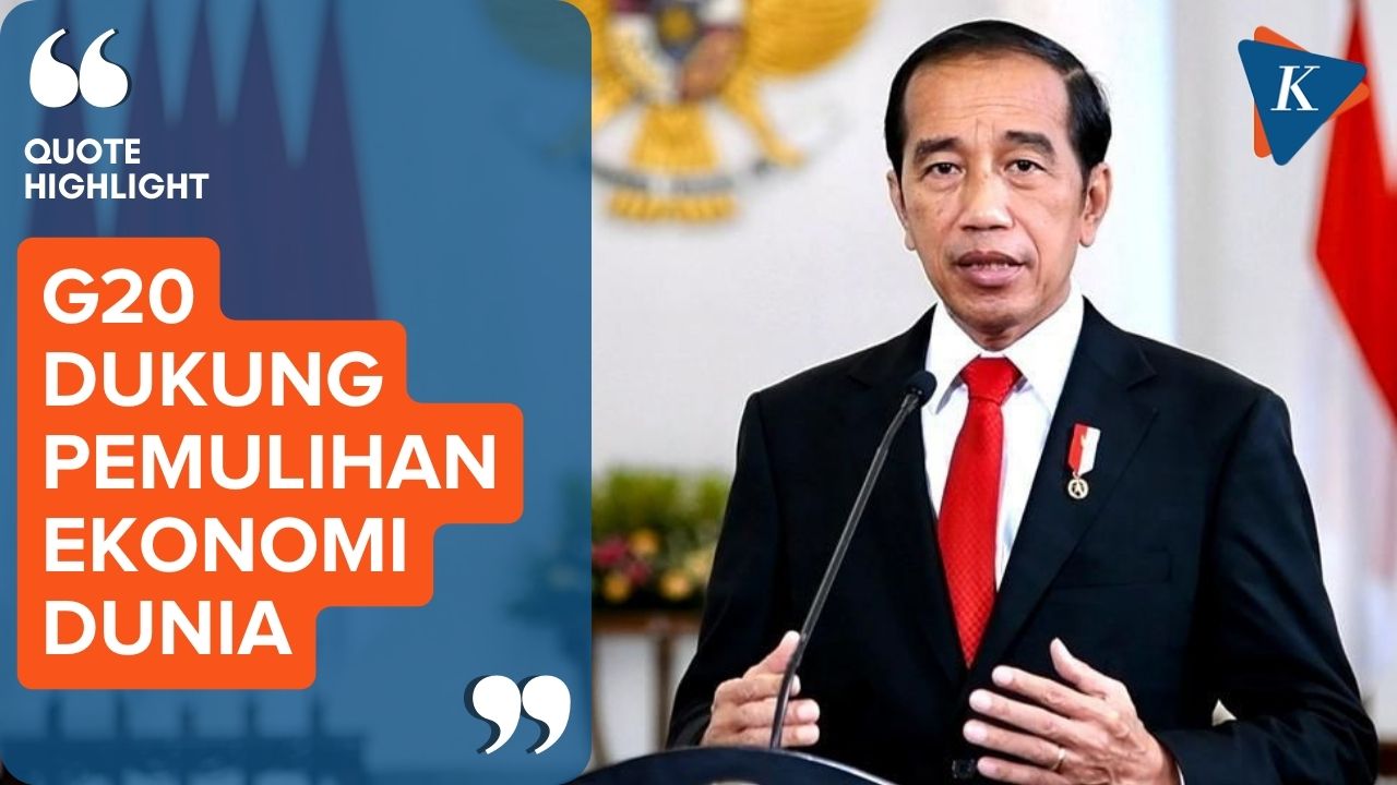 Jokowi Berharap G20 Bisa Jadi Katalis Pemulihan Ekonomi Inklusif