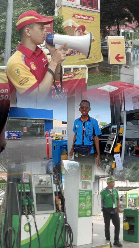 Update Kelangkaan BBM Dan Aktivitas Karyawan Di SPBU Swasta