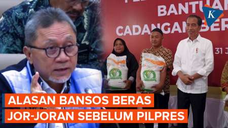 Zulhas Ungkap Alasan Bansos Beras Jor-joran Dibagikan Jelang Pilpres