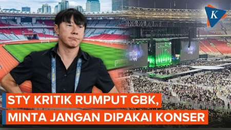 STY Kritik Kondisi Rumput SUGBK: Jangan Dipakai Konser, Perbanyak Sepak Bola