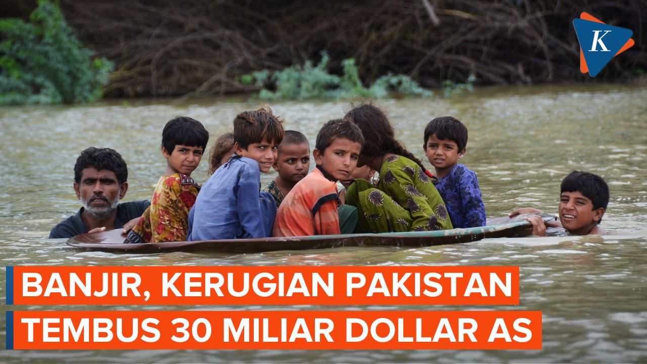Pakistan Alami Kerugian Ekonomi Lebih Dari 30 Miliar Dollar AS Akibat Banjir