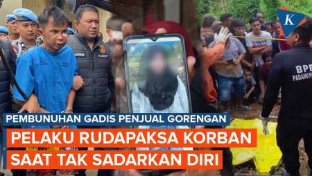 Fakta Pembunuhan Gadis Penjual Gorengan, IS Rudapaksa Saat Korban Pingsan