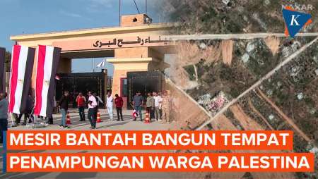 Mesir Bantah Bangun Tempat Penampungan Bagi Warga Palestina