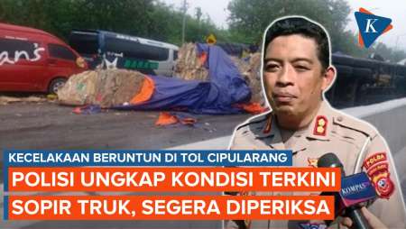 Kondisi Terkini Sopir Truk yang Terlibat Kecelakaan Beruntun di Tol Cipularang