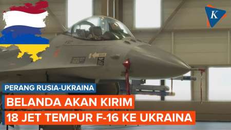 Belanda Siap Kirim Jet Tempur F-16 untuk Ukraina