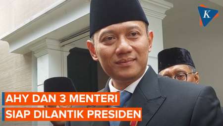 Momen AHY Bersama 3 Menteri dari Demokrat Siap Dilantik Presiden