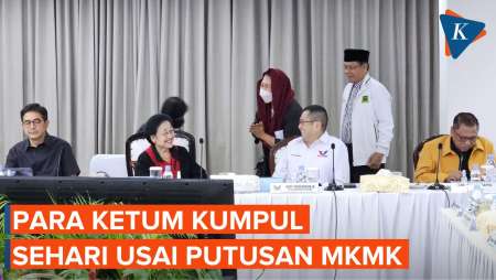 Sehari Usai Putusan MKMK, Megawati dan Ketum Parpol Pendukung Ganjar Kumpul