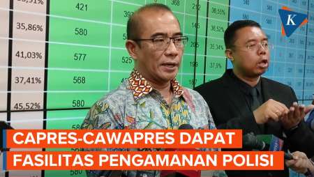 Setelah Ditetapkan 13 November, Capres-Cawapres Akan Dapat Fasilitas Keamanan dari Polisi