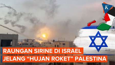 Detik-detik Sirine di Israel Meraung Hadapi 