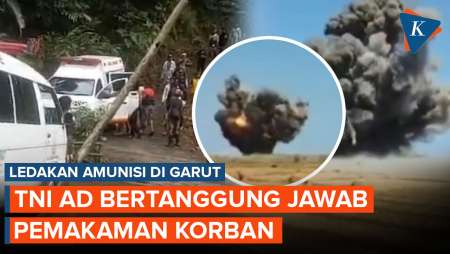 TNI AD Bertanggung Jawab atas Pemakaman Korban Ledakan Amunisi di Garut