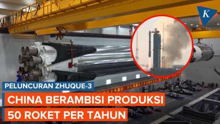 China Berambisi Produksi 50 Roket Per Tahun Setelah Sukses Luncurkan Roket Zhuque-3