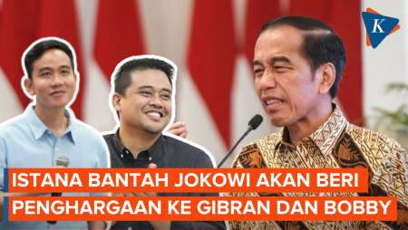 Bantah Isu Jokowi Beri Penghargaan ke Gibran-Bobby, Istana: Tak Ada…