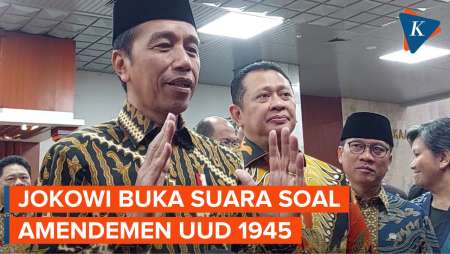 Jokowi Sarankan Amendemen UUD 1945 Dilakukan Setelah Pemilu