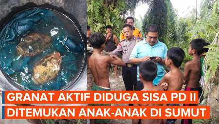 Bocah di Sumut Temukan 2 Granat Aktif Diduga Sisa Perang Dunia II