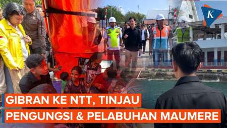 Gibran Tinjau Korban Gempa NTT, Bawa Mahasiswa UI ke Maumere
