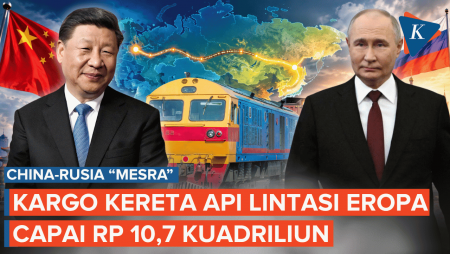 China-Rusia kian "Mesra", Kereta Kargo Beijing-Moskwa Tembus Benua Eropa Ratusan Ribu Perjalanan