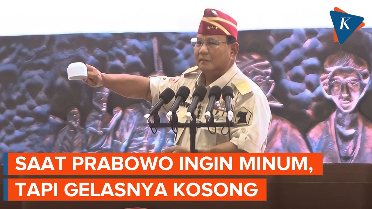 Momen Prabowo Kena “Prank” di Hadapan Purnawirawan TNI-Polri