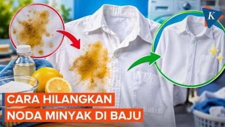 Cara Menghilangkan Noda Minyak di Baju