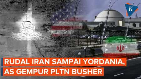 AS-Iran Saling Serang! PLTN Bushehr Digempur, Yordania Cegat Rudal Teheran