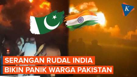 Detik-detik Serangan Rudal India Hantam Pakistan Buat Panik Warga